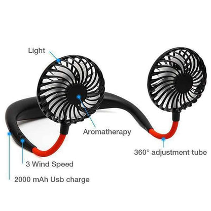 MobiFan oplaadbare mobiele nekventilator