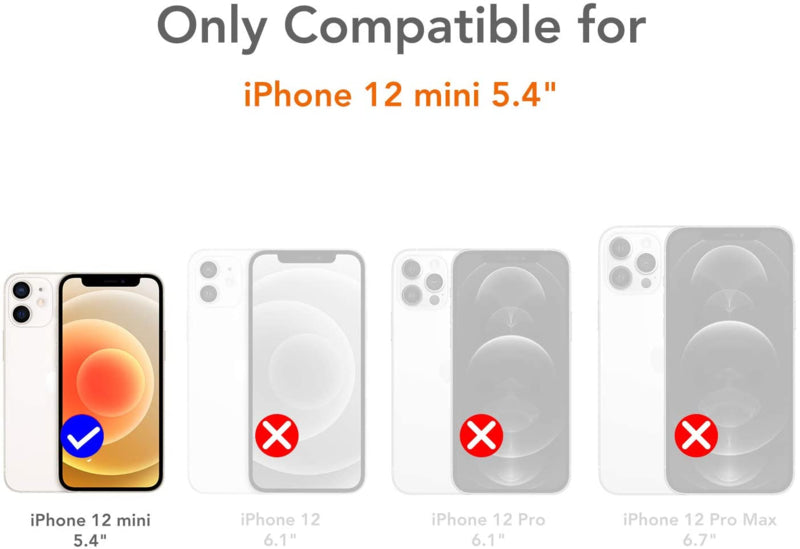 iPhone 12 Mini Transparant TPU Crossbody Hoesje