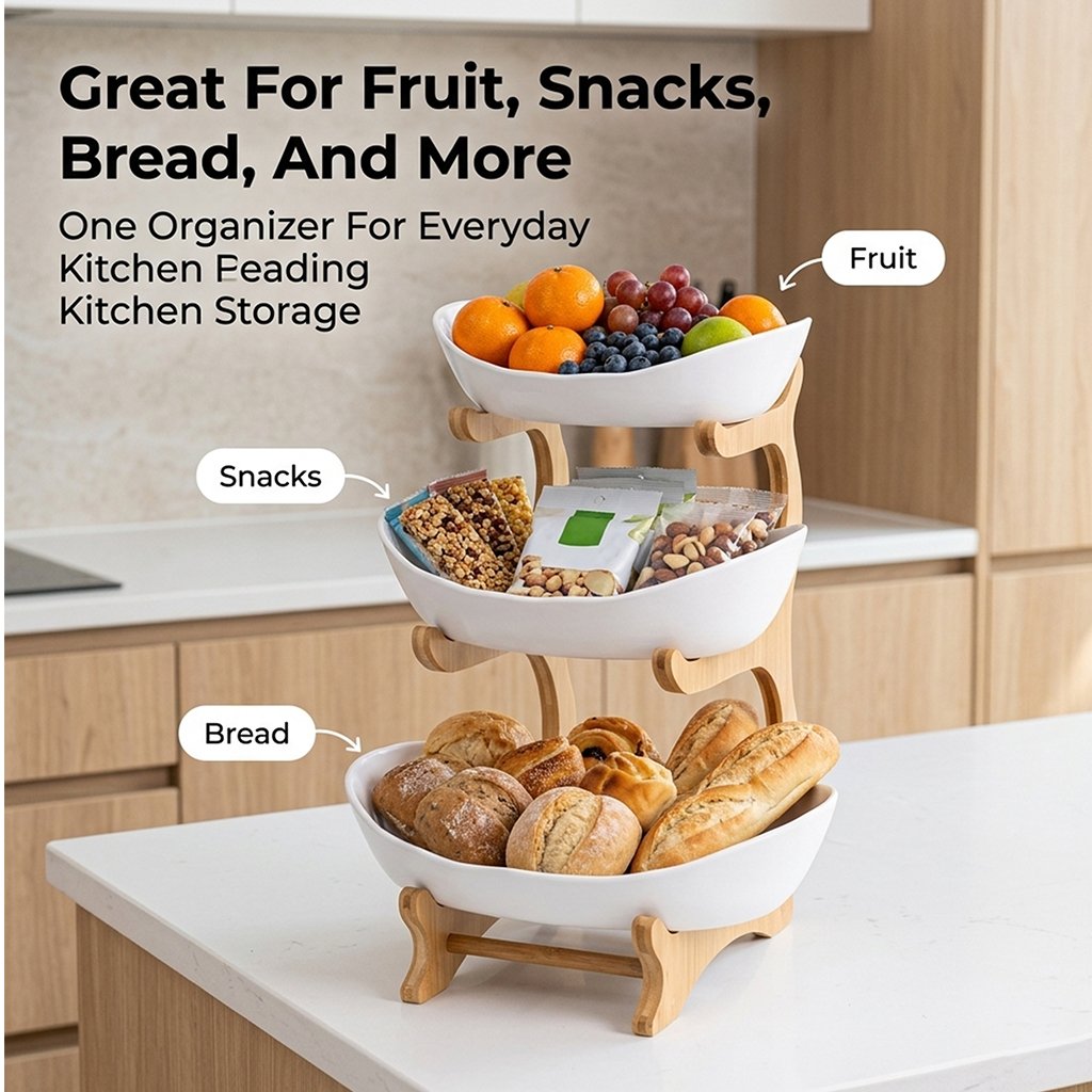 FruitElegant bamboe fruitmand