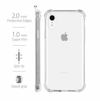 iPhone Xr transparant schokbestendig TPU-hoesje