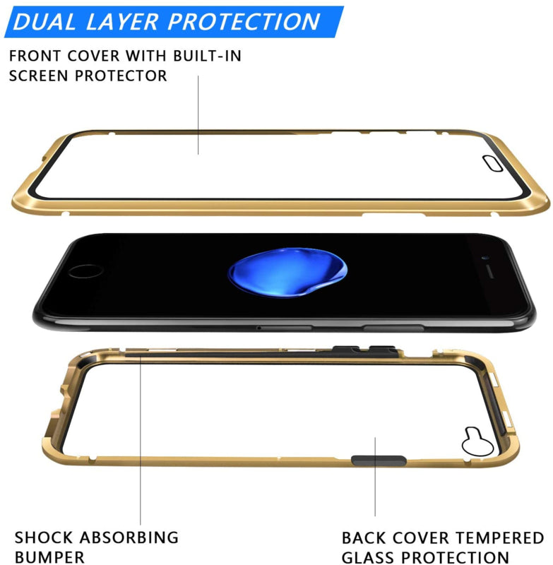 iPhone 7 / 8 / SE 360° magnetisch hoesje