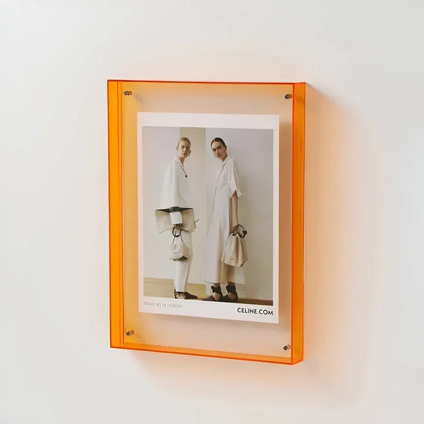 Helder acryl fotolijst minimalistische wandlijst