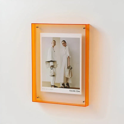 Helder acryl fotolijst minimalistische wandlijst