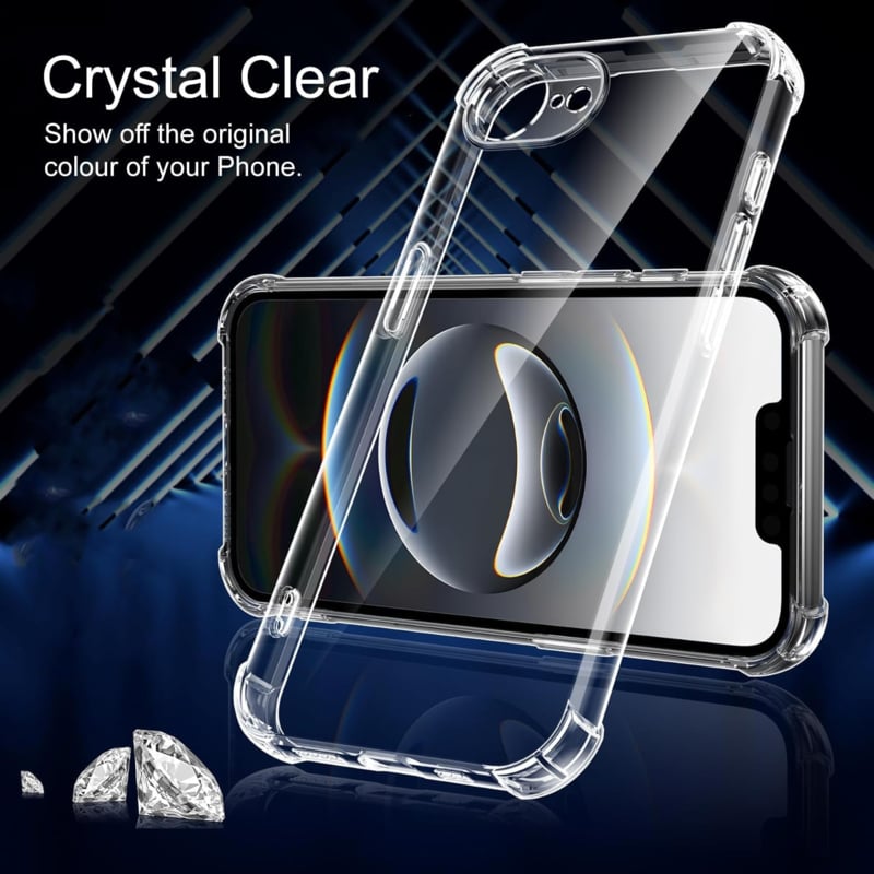 iPhone 16e / 17e Transparant TPU Hoesje