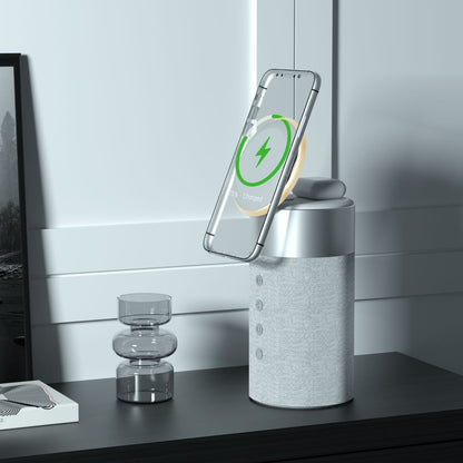 PowerAudio draadloze oplader met bluetooth speaker
