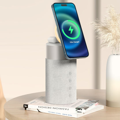PowerAudio draadloze oplader met bluetooth speaker