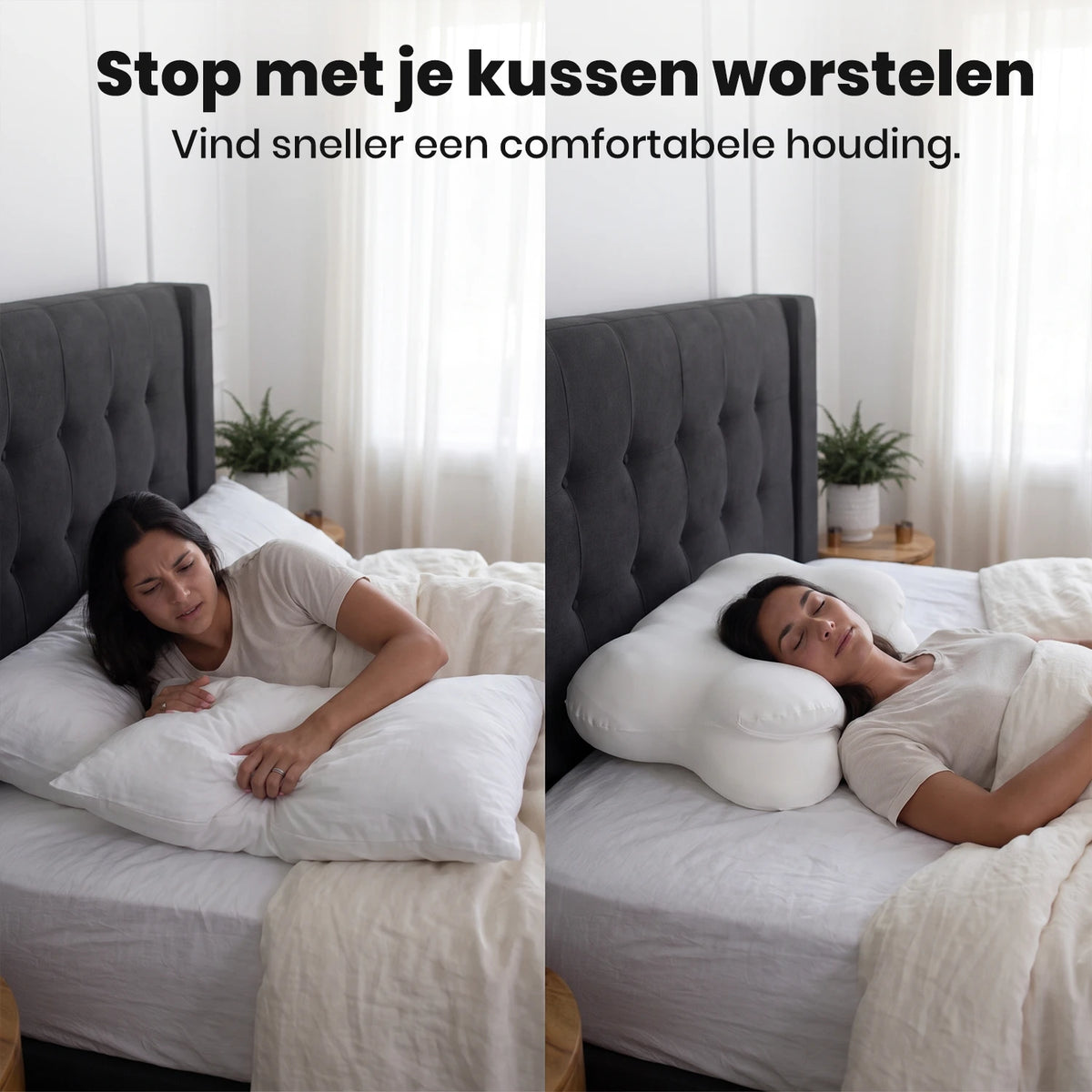 CloudNest ergonomisch hoofdkussen