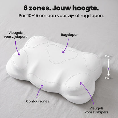 CloudNest ergonomisch hoofdkussen