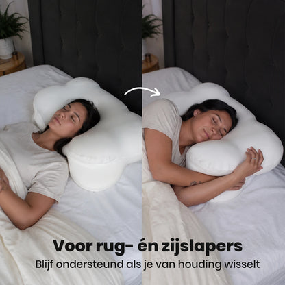 CloudNest ergonomisch hoofdkussen