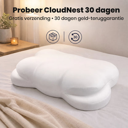 CloudNest ergonomisch hoofdkussen