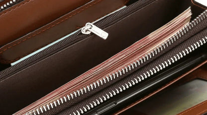 Korren leren heren clutch