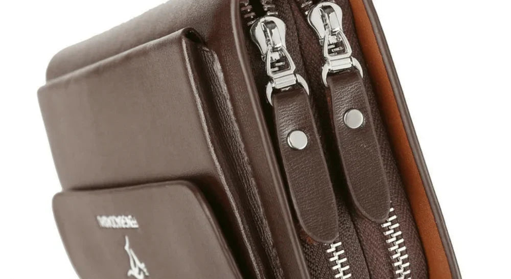 Korren leren heren clutch
