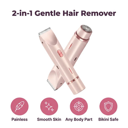 SoftShave 2-in-1 zachte ladyshave