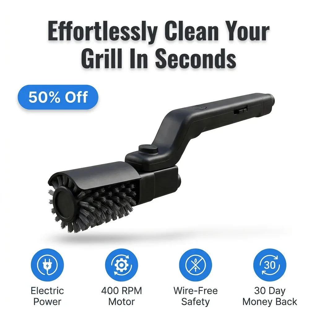 GrillMaster Pro borstelloze barbecuereiniger