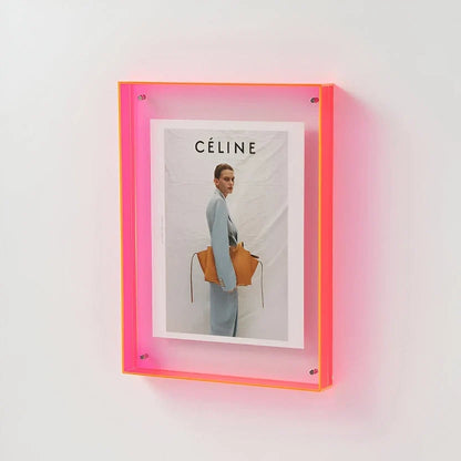 Helder acryl fotolijst minimalistische wandlijst
