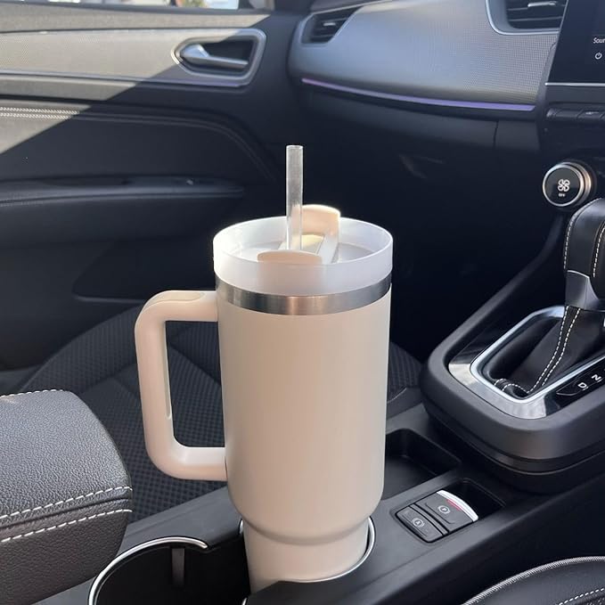 ThermoTumbler vacuüm geïsoleerde beker met handvat