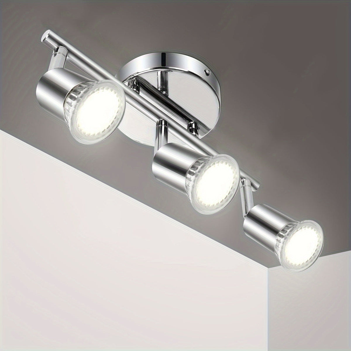 Odior LED plafondlamp met 3 draaibare GU10 spots