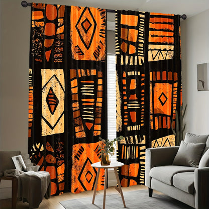 Tribal geometrische gordijnen