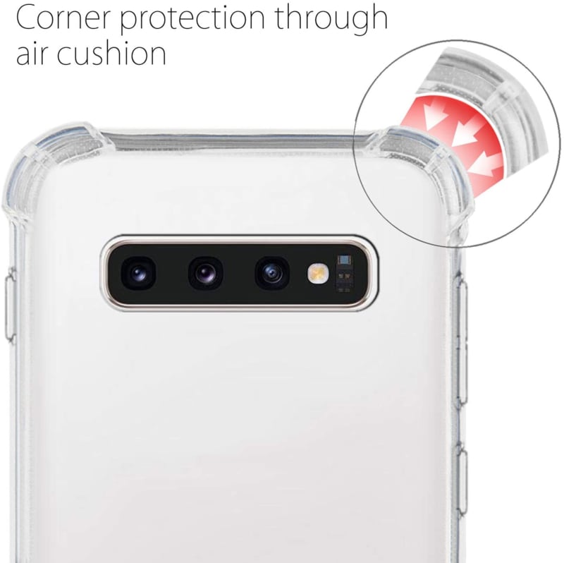 Galaxy S10 Plus crossbody transparant TPU hoesje