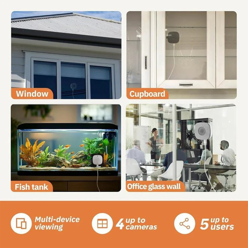Smart 2K slimme raambeveiligingscamera