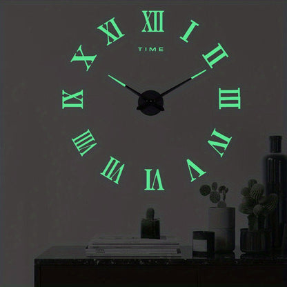 Glowtick XL moderne vintage wandklok