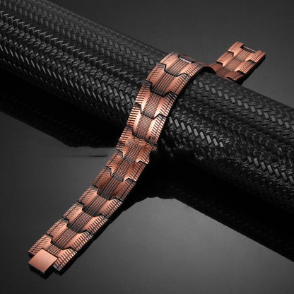 Koperen Heren Bangle Armband