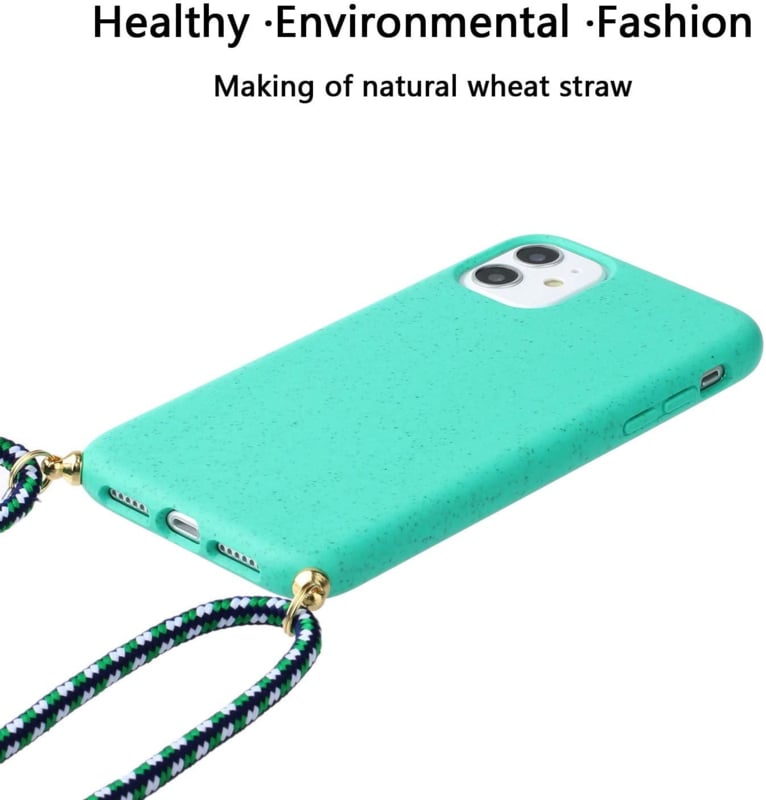 iPhone 14 Plus Crossbody TPU hoesje met koord