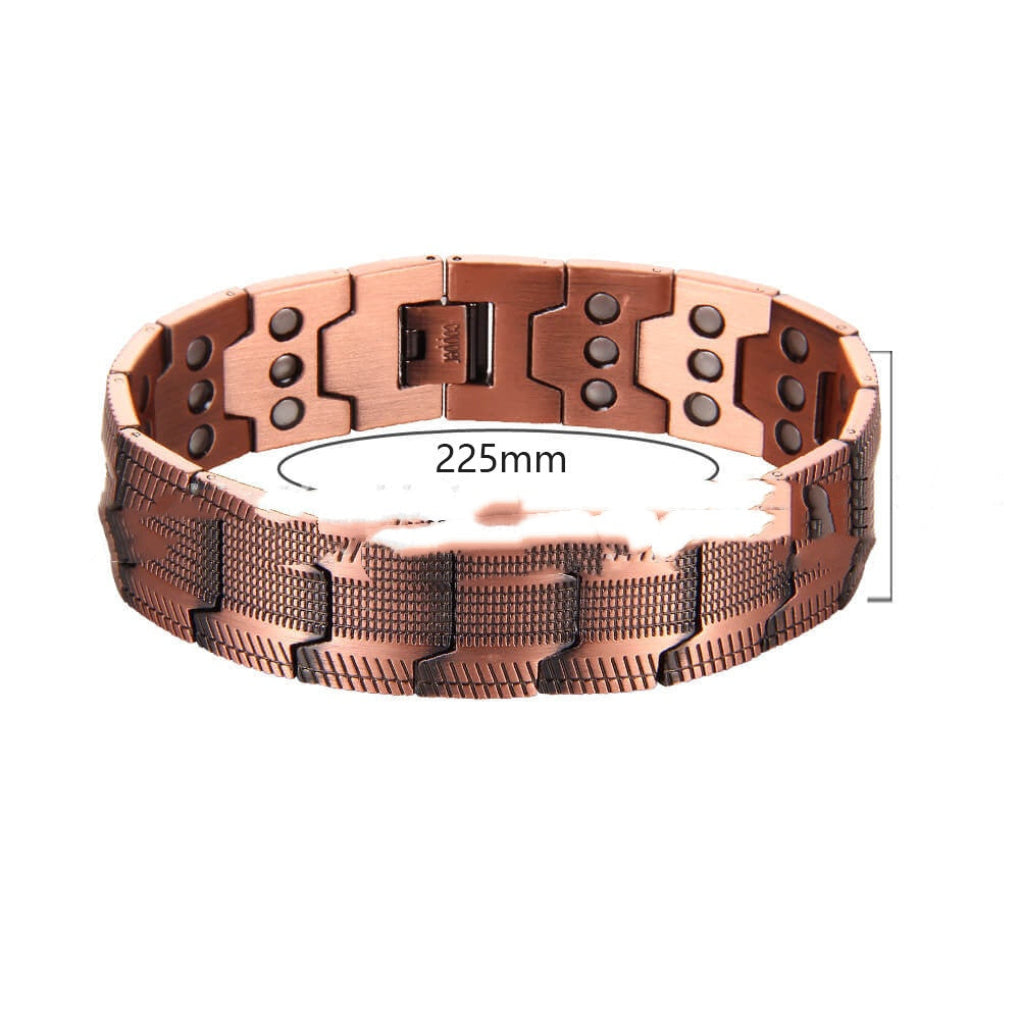 Koperen Heren Bangle Armband