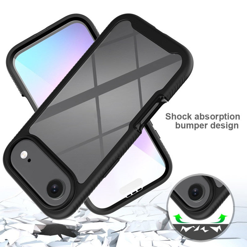 iPhone Air 360° Full Protect Hoesje met Screenprotector Zwart