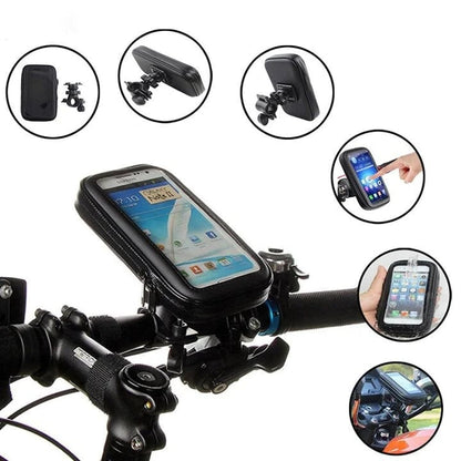 RideCharge waterdichte fiets telefoonhouder met draadloos opladen