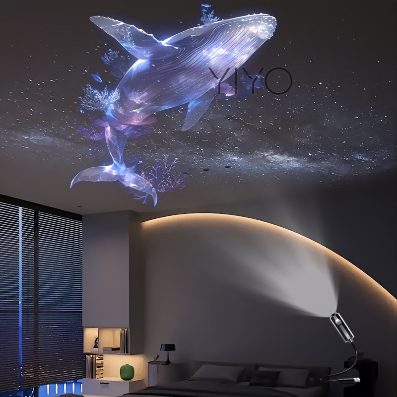 USB-projector nachtlamp met dromerig patroon