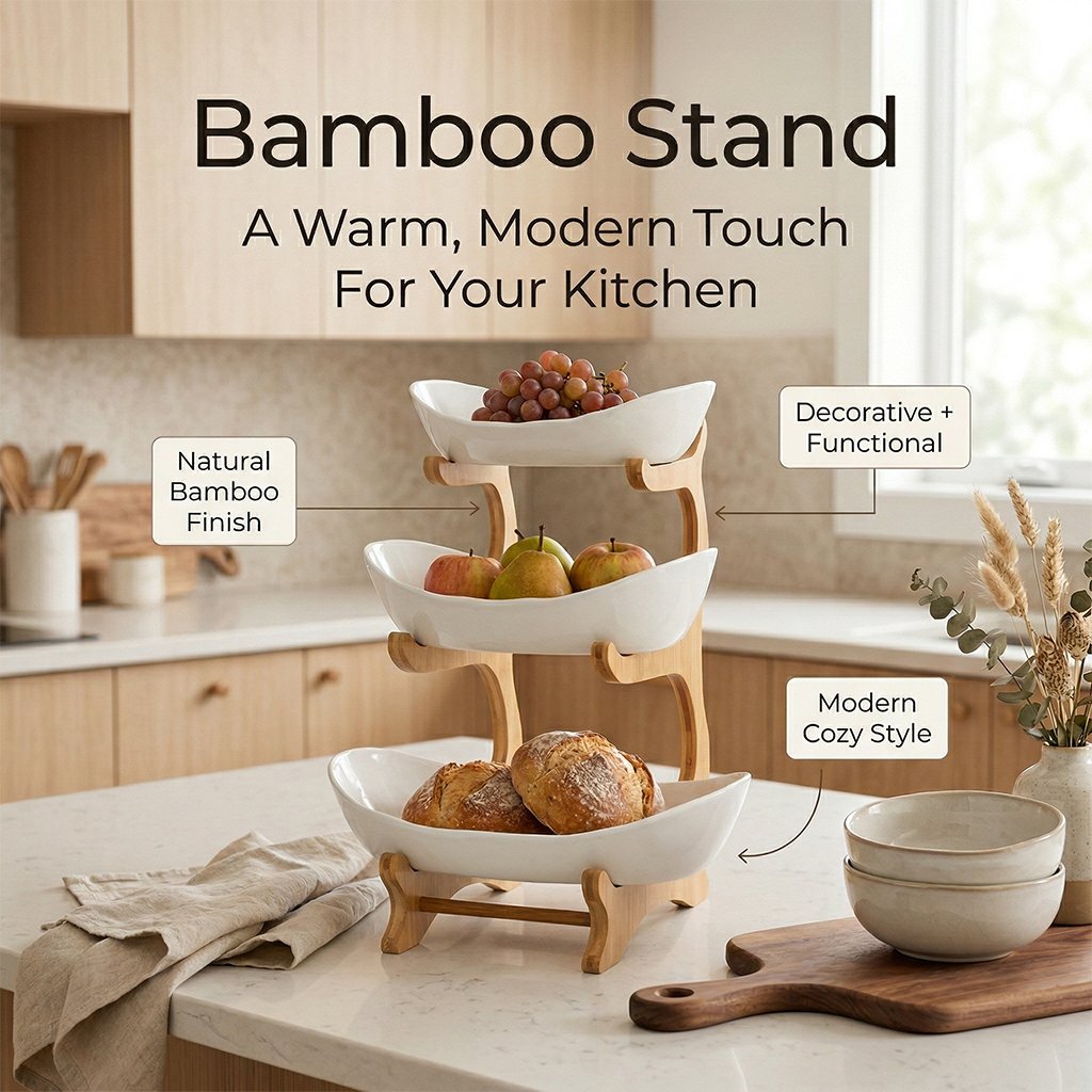 FruitElegant bamboe fruitmand