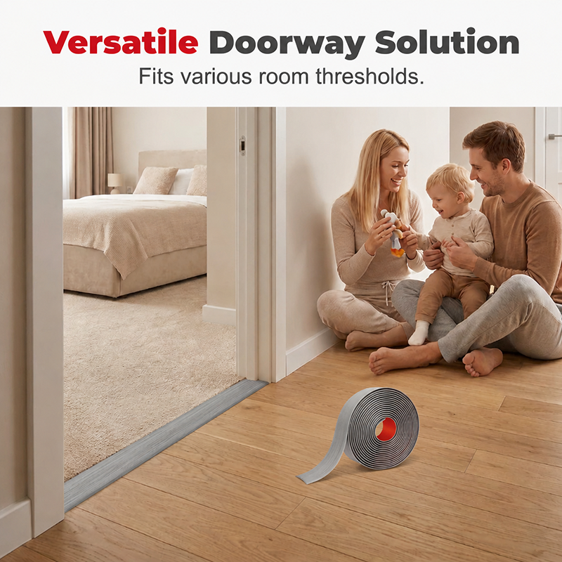 GlideSeal flexibel zelfklevend vloerovergangsprofiel