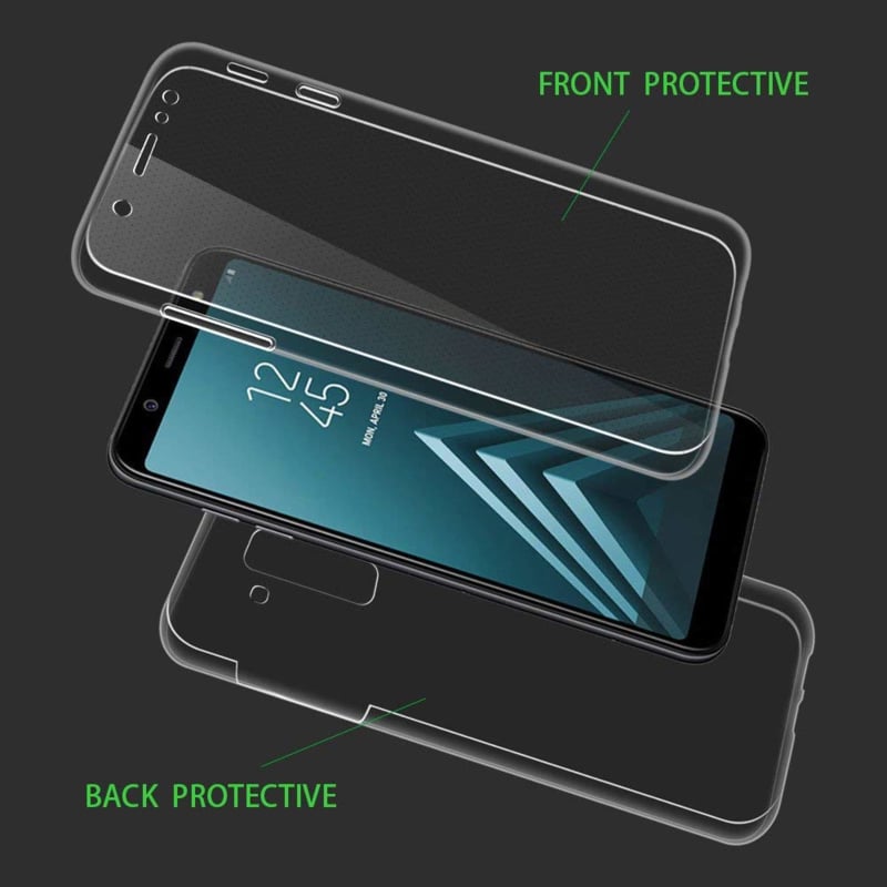 Galaxy A6 Plus (2018) 360° transparant TPU hoesje