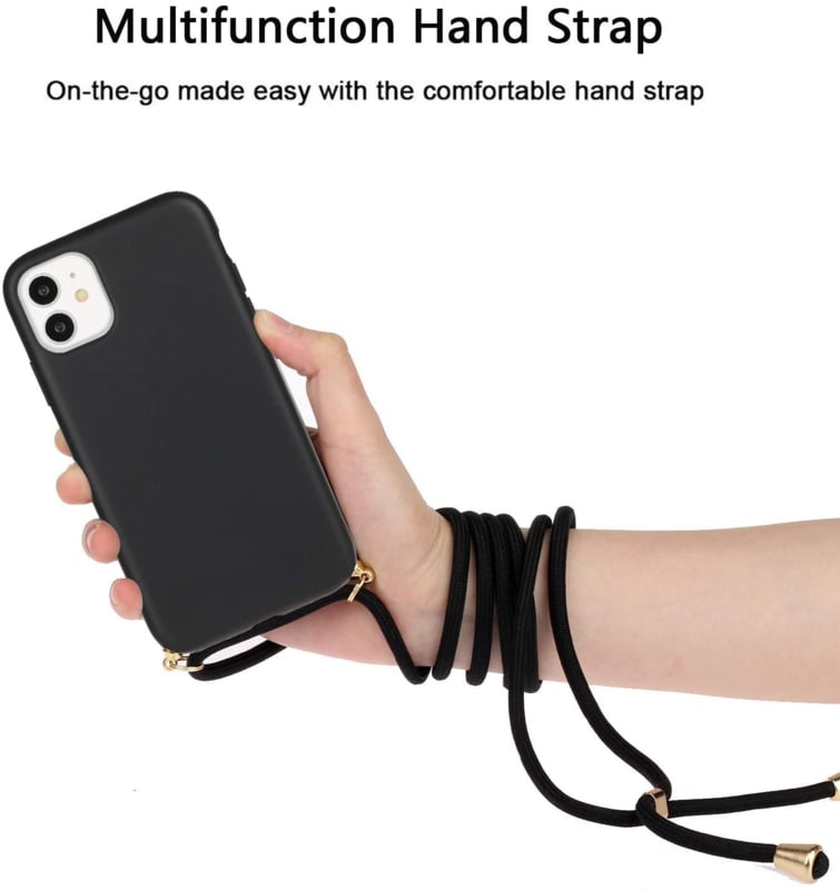 iPhone 12 Mini crossbody TPU hoesje met koord