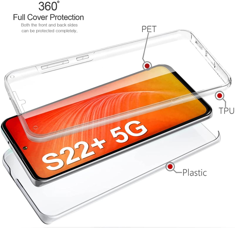 Galaxy S22 Plus 360° Ultra Clear hoesje