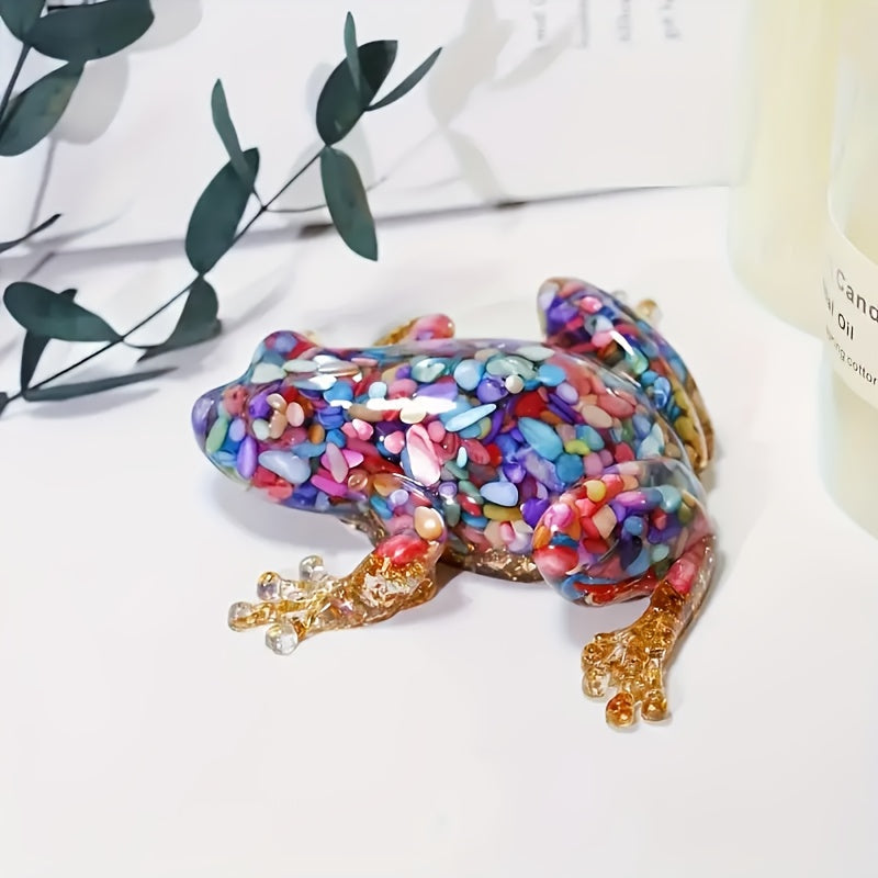 Kristallijm kikker decoratief beeldje