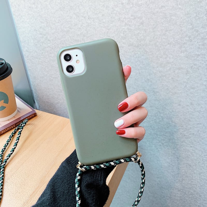 Crossbody TPU Hoesje met Koord voor iPhone 16