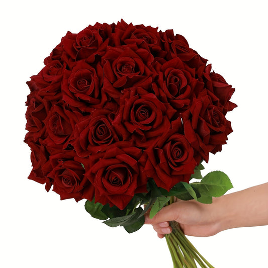 Kunstbloemen Roos 10 Stuks
