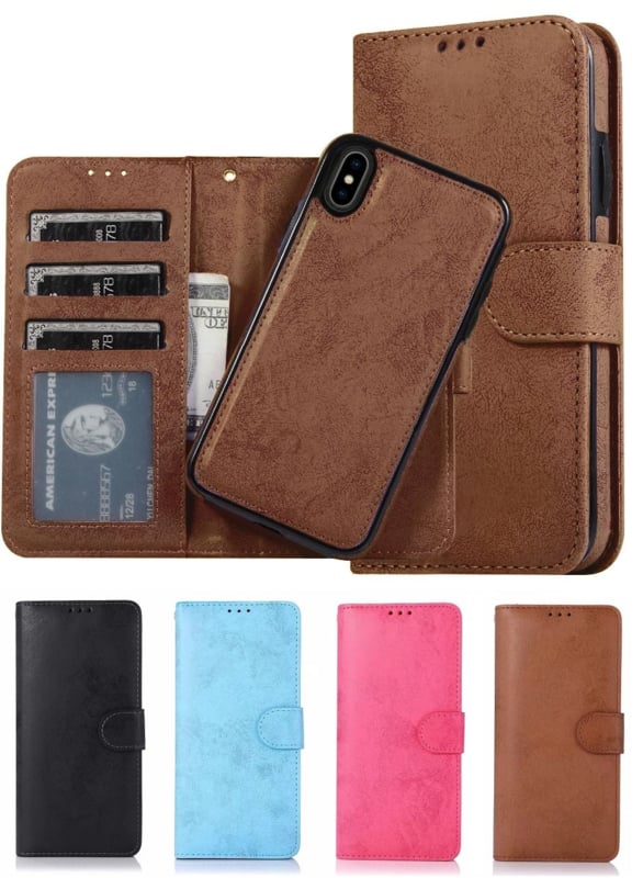 iPhone Xs Max magnetisch bookcase hoesje