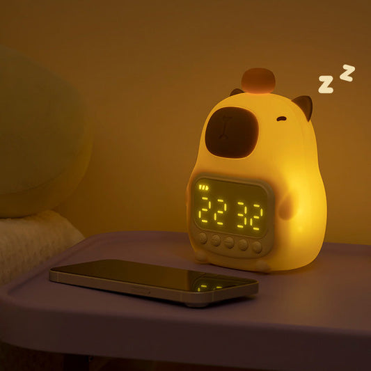 Lumio Capy capibara nachtlamp met wekker