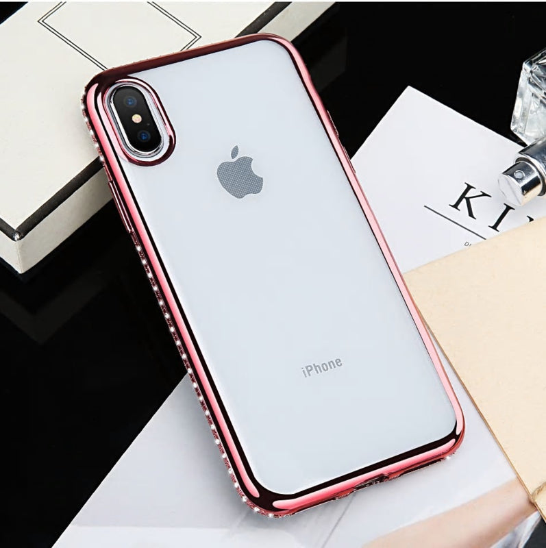iPhone X / Xs Bling Hoesje met Bergkristallen