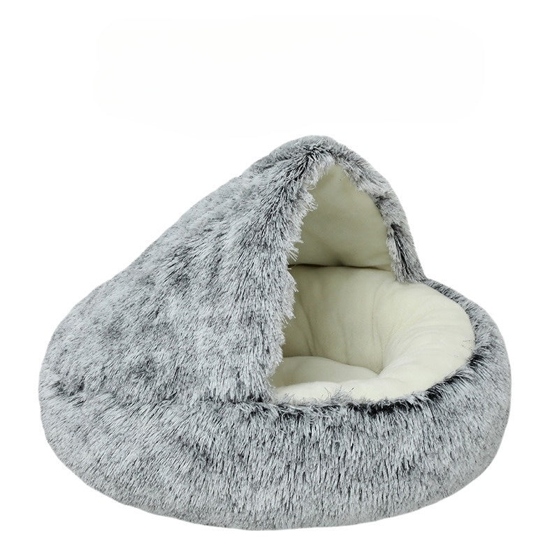 Ronde Kattenkussen 2-in-1 mand & slaapzak