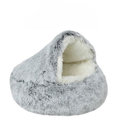 Ronde Kattenkussen 2-in-1 mand & slaapzak