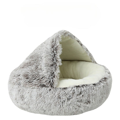 Ronde Kattenkussen 2-in-1 mand & slaapzak