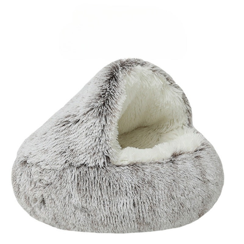 Ronde Kattenkussen 2-in-1 mand & slaapzak