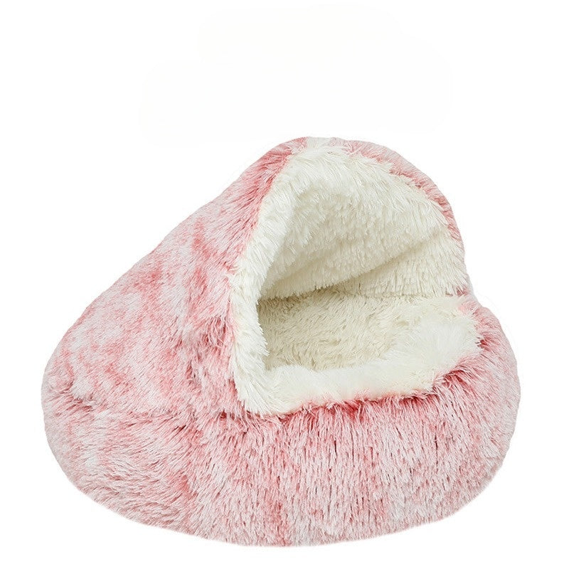 Ronde Kattenkussen 2-in-1 mand & slaapzak