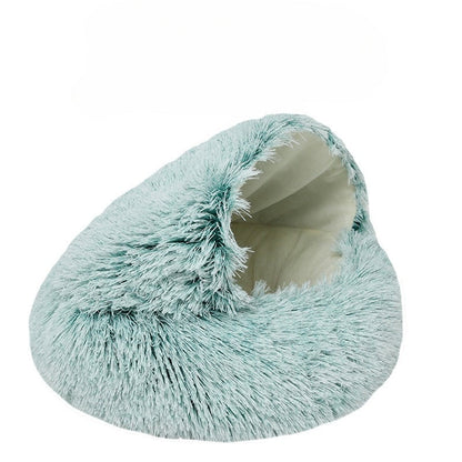 Ronde Kattenkussen 2-in-1 mand & slaapzak
