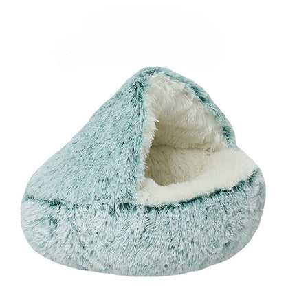Ronde Kattenkussen 2-in-1 mand & slaapzak