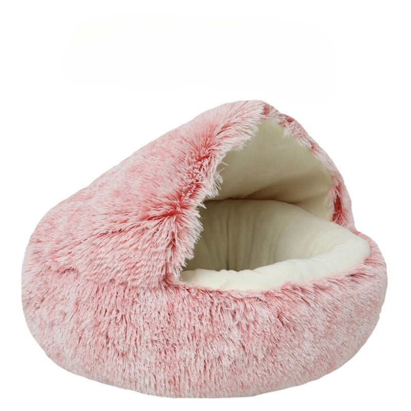 Ronde Kattenkussen 2-in-1 mand & slaapzak